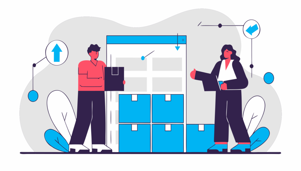 Vector flat illustration for Best flat fee invoice financing companies