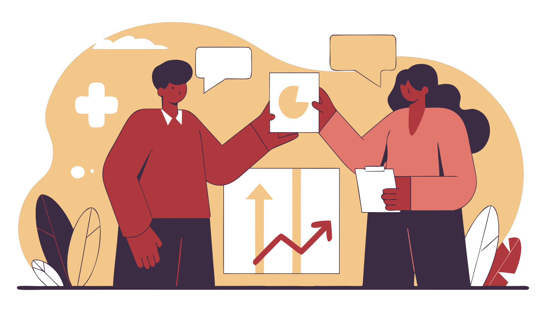 Vector flat illustration for How to get invoices paid faster without changing terms